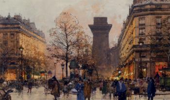 Eugene Galien-Laloue : Les Grands Boulevards A Paris